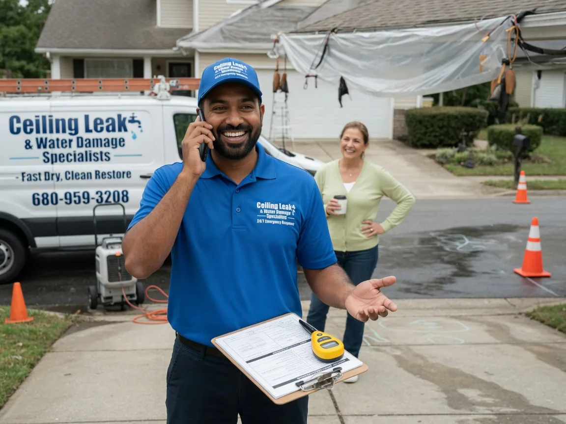Ceiling Leak Cleanup Mills, NE FAQs